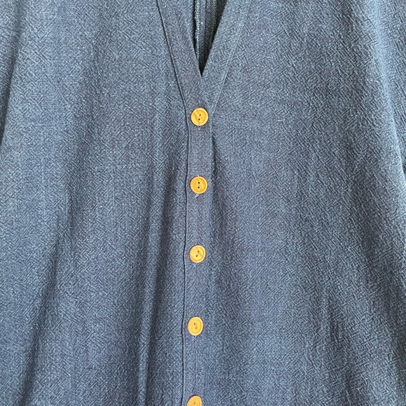 Heinui jumpsuit in dark Japanese indigo - Picture 5 of 6